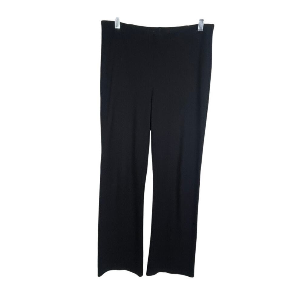 Eileen Fisher Mid-Rise Waist Size XS Black‎ Pull On Jersey Pants